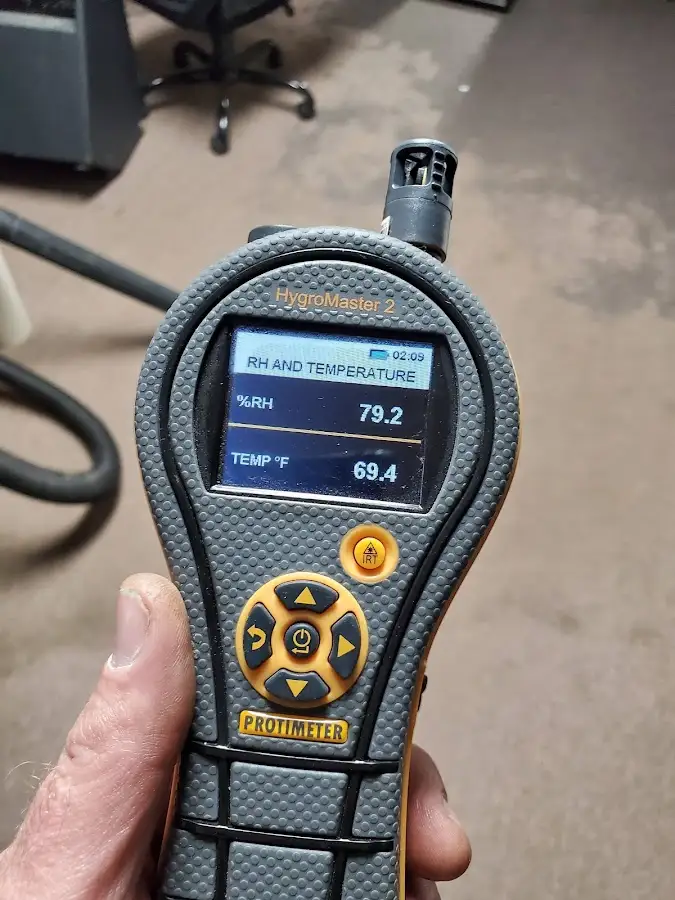 Moisture meter humidity assessment for Fire & Smoke Damage Restoration in Iona